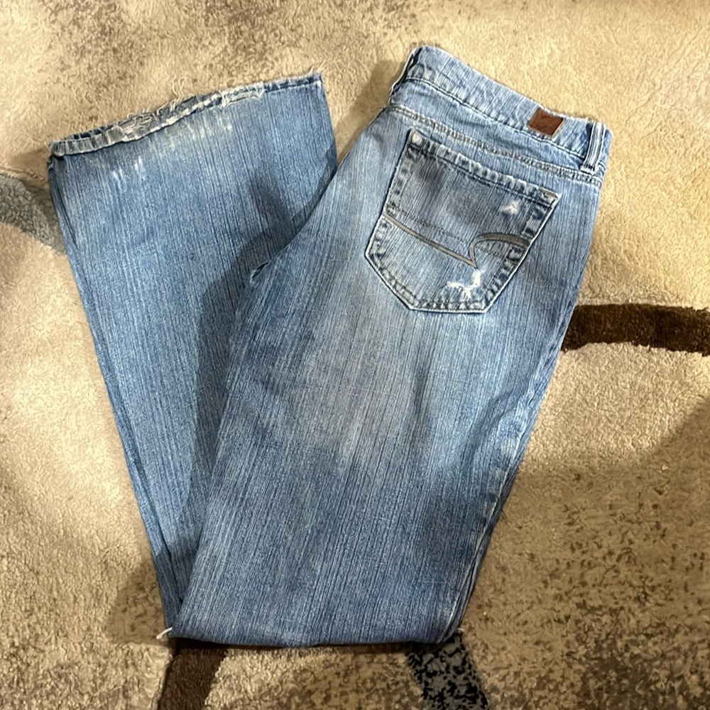 American eagle distressed jeans 6 regular